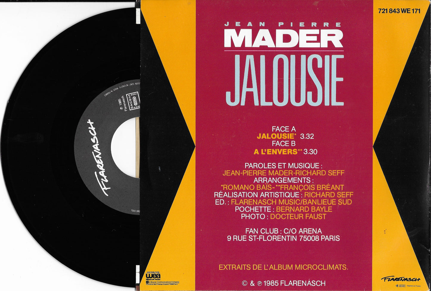 JEAN PIERRE MADER - Jalousie