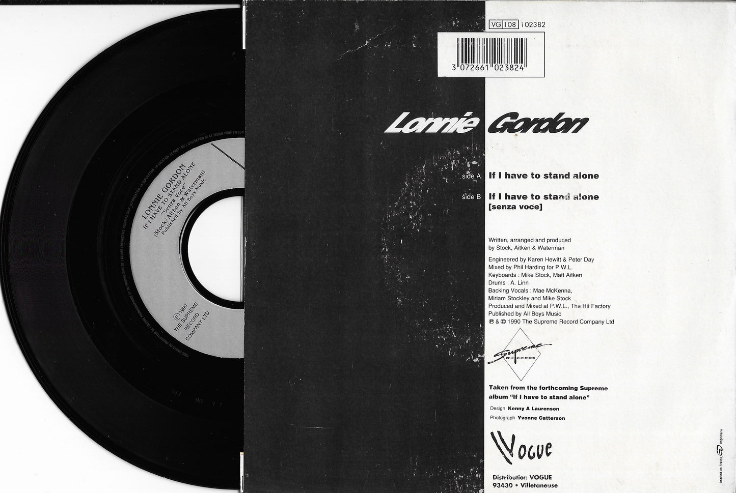 LONNIE GORDON - If I Have To Stand Alone