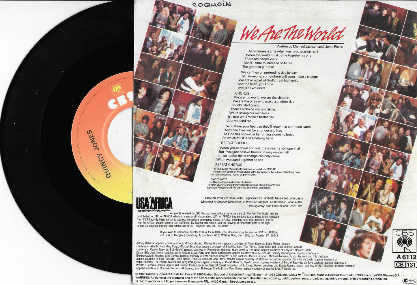 USA FOR AFRICA - We Are The World