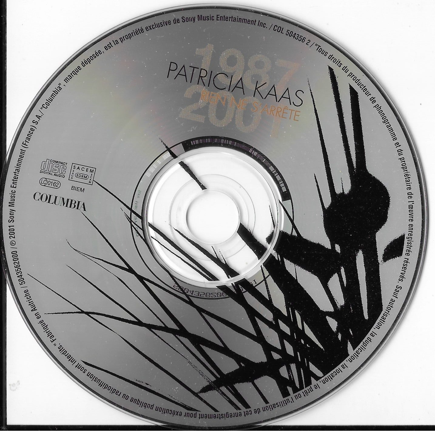 PATRICIA KAAS - Rien Ne S'arrête (Best Of 1987 - 2001)