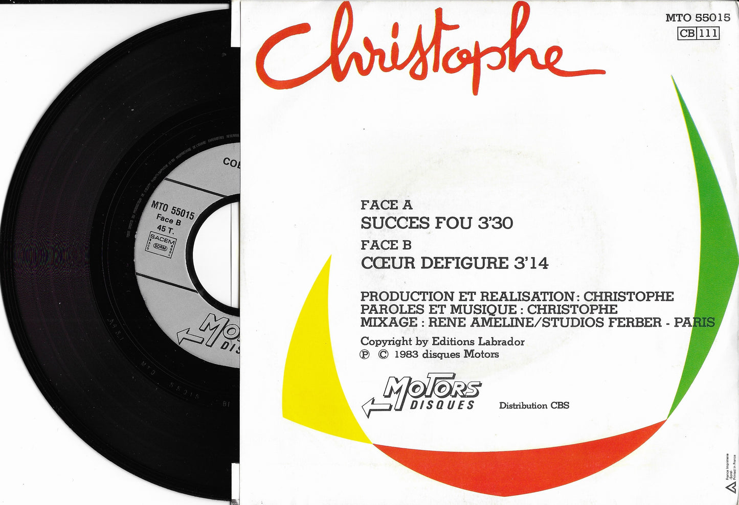 CHRISTOPHE - Succès Fou