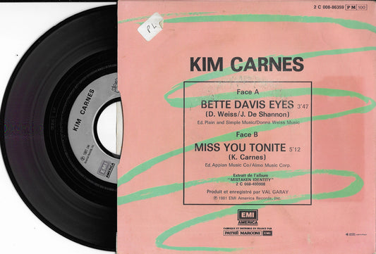 KIM CARNES - Bette Davis Eyes