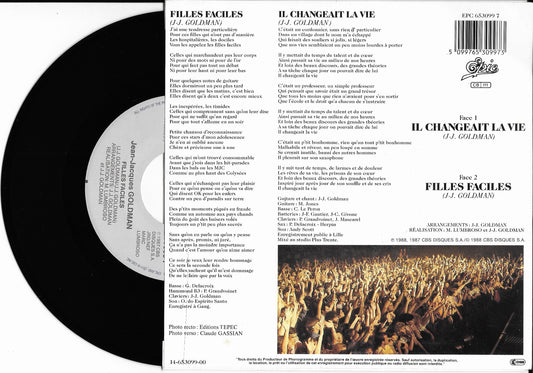 JEAN JACQUES GOLDMAN - Il Changeait La Vie