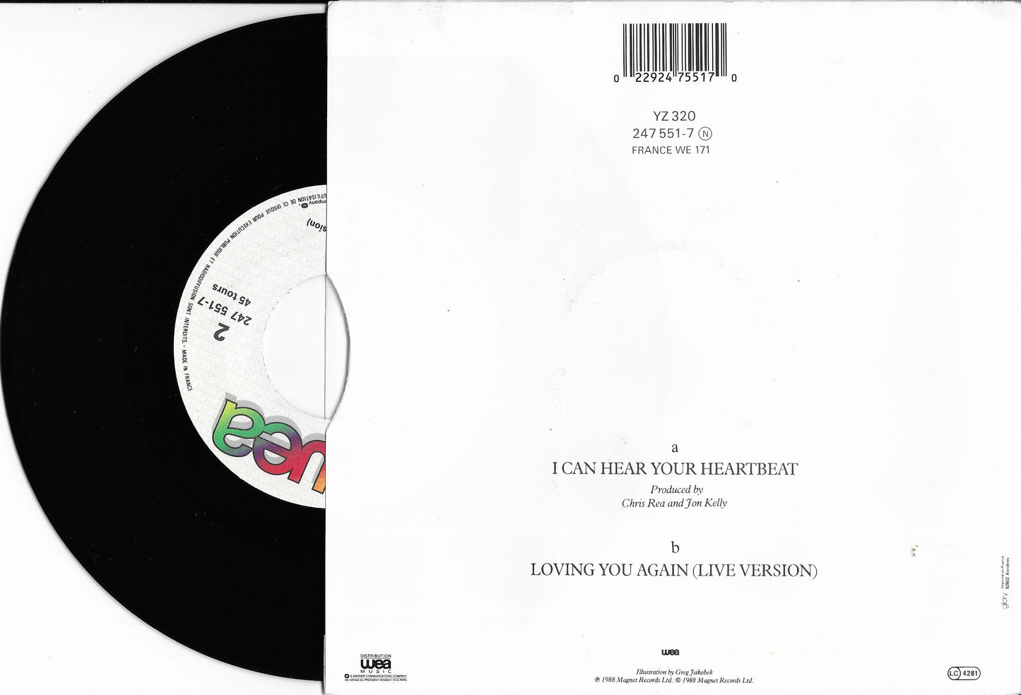 CHRIS REA - I Can Hear Your Heartbeat