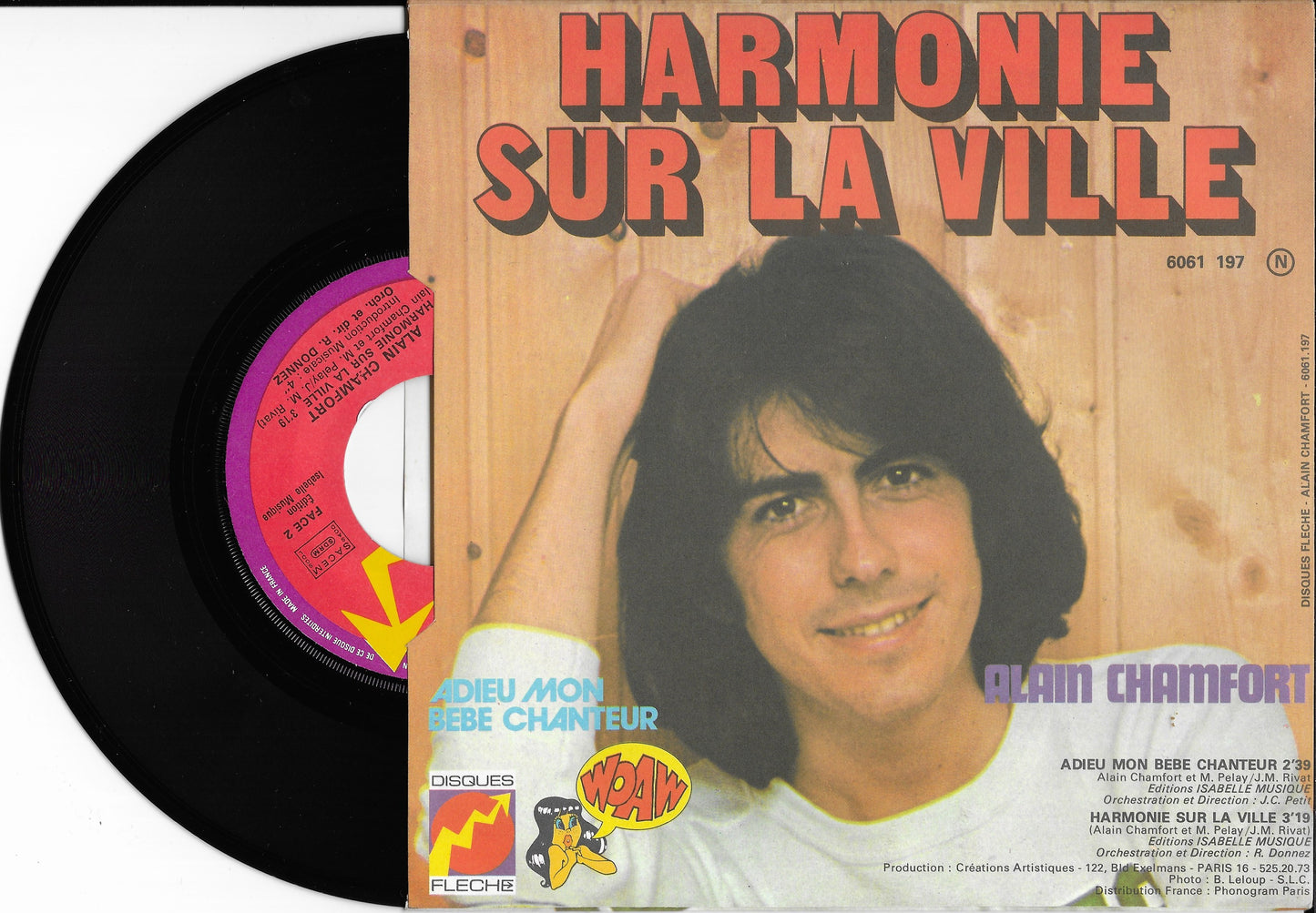 ALAIN CHAMFORT - Adieu Mon Bébé Chanteur