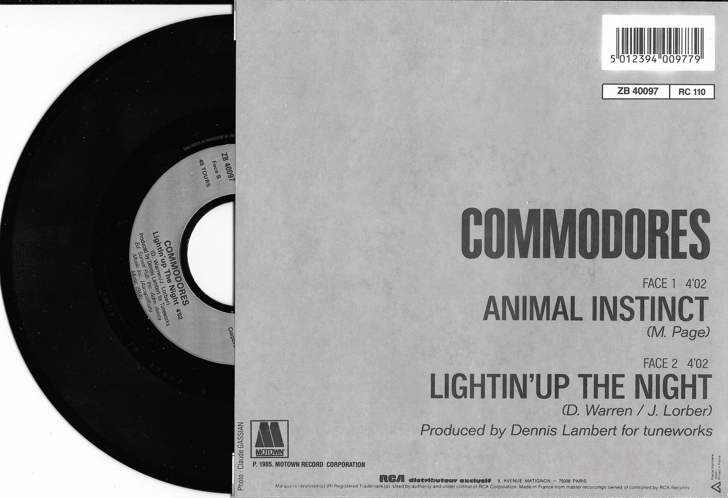 COMMODORES - Animal Instinct