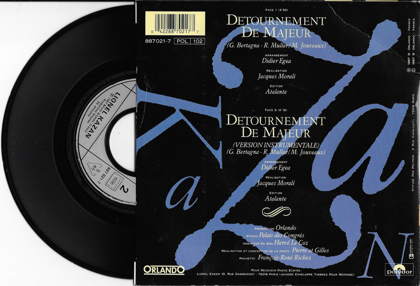 LIONEL KAZAN - Detournement De Majeur