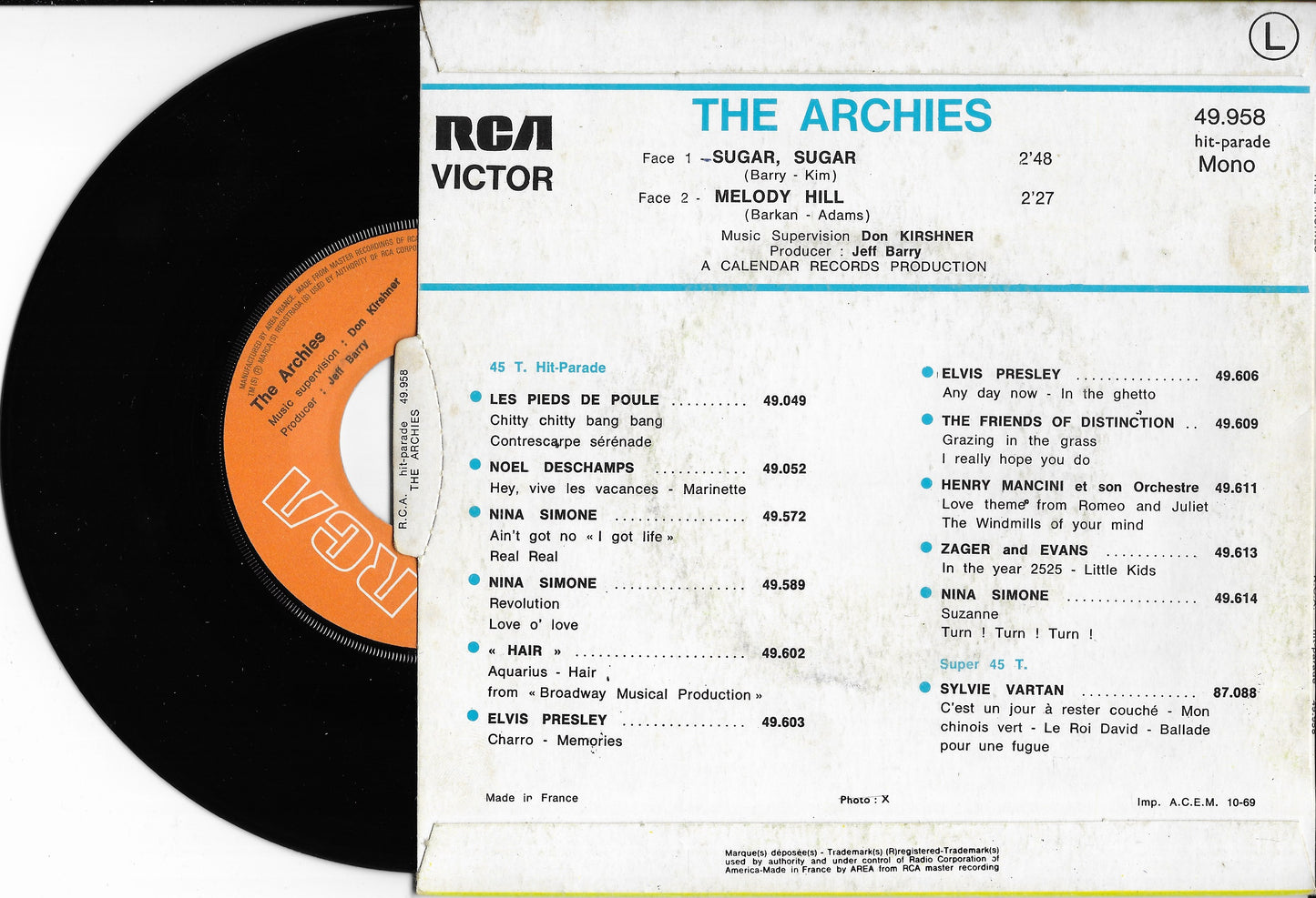 THE ARCHIES - Sugar Sugar