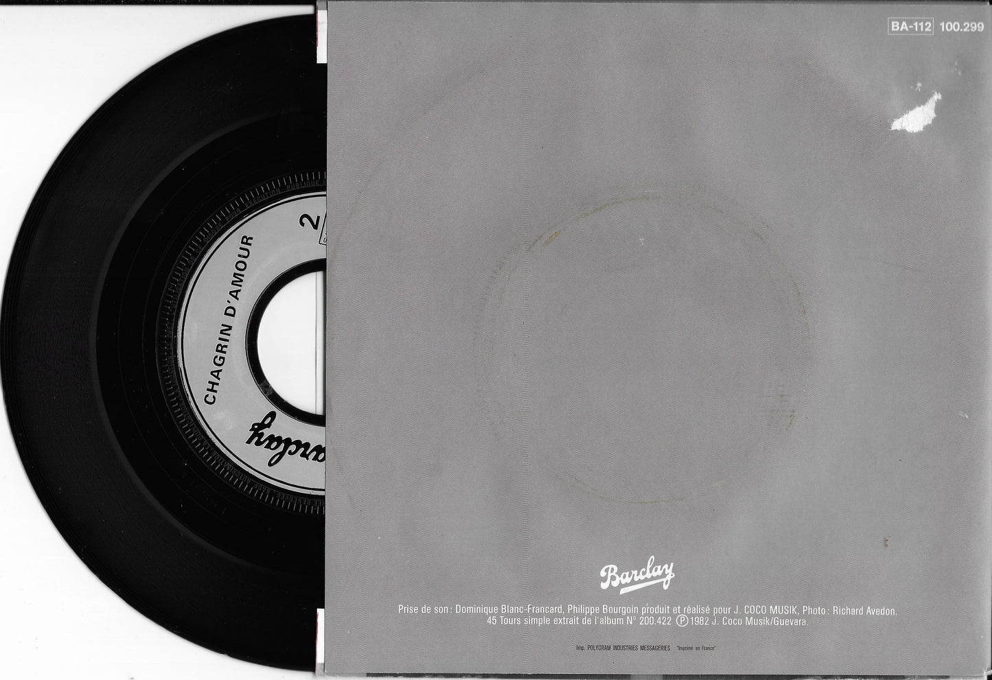 CHAGRIN D'AMOUR - Bonjour (V'la Les Nouvelles)