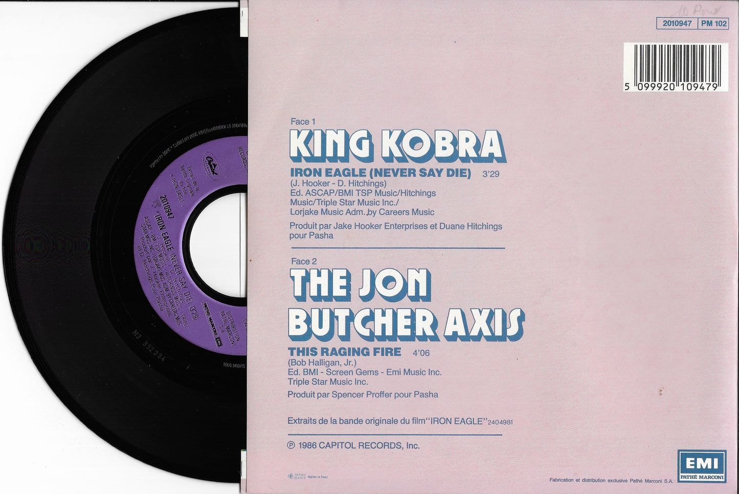 KING KOBRA - Iron Eagle (Never Say Die)