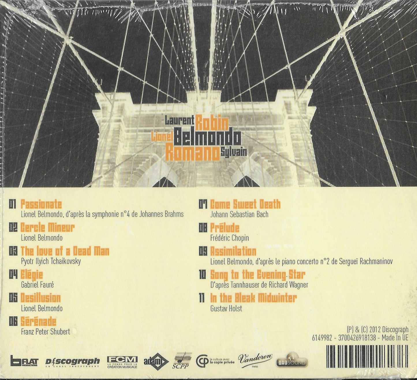 LIONEL BELMONDO TRIO - Plays European Standards (Neuf scellé)