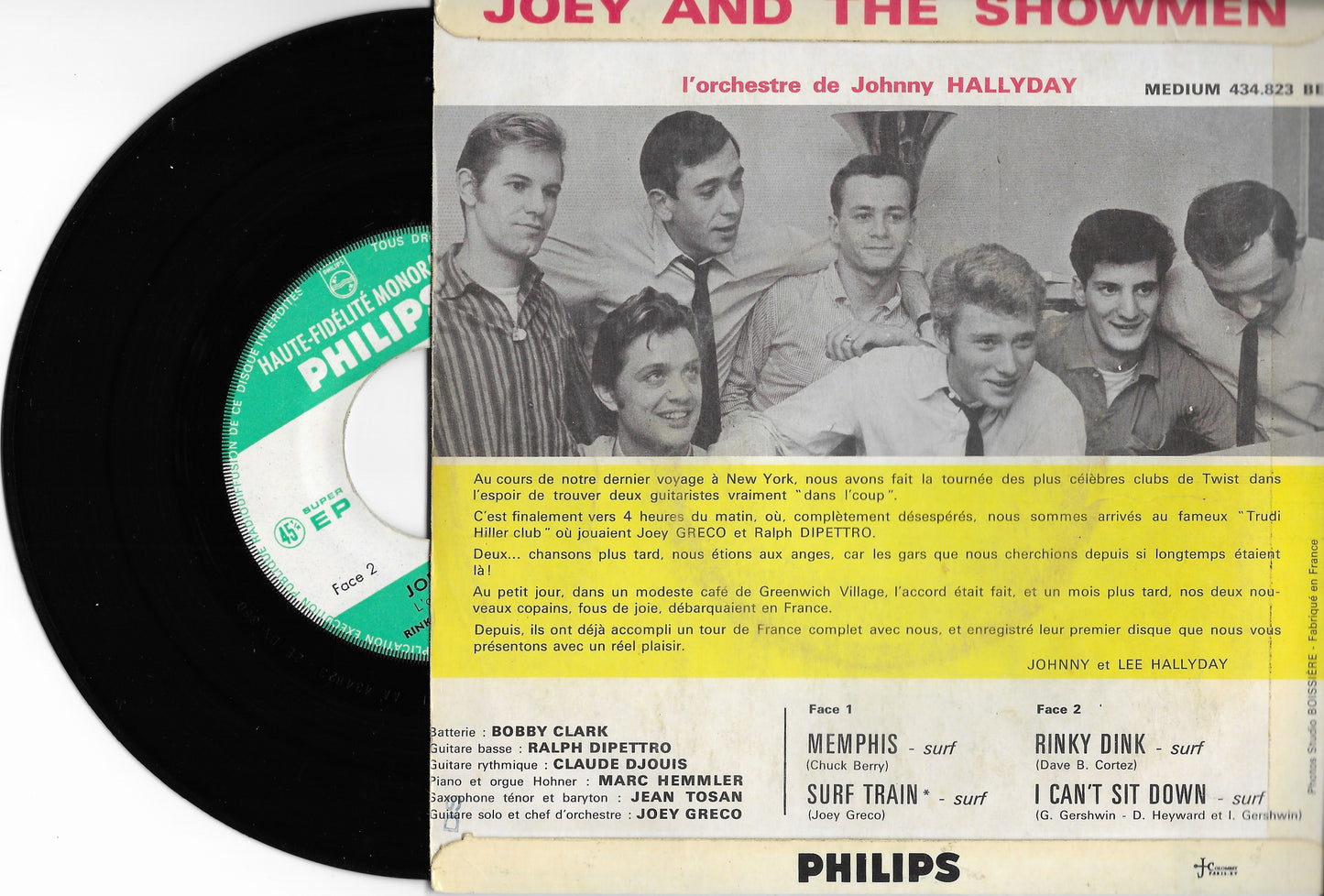 JOEY AND THE SHOWMEN - L'Orchestre De Johnny Hallyday
