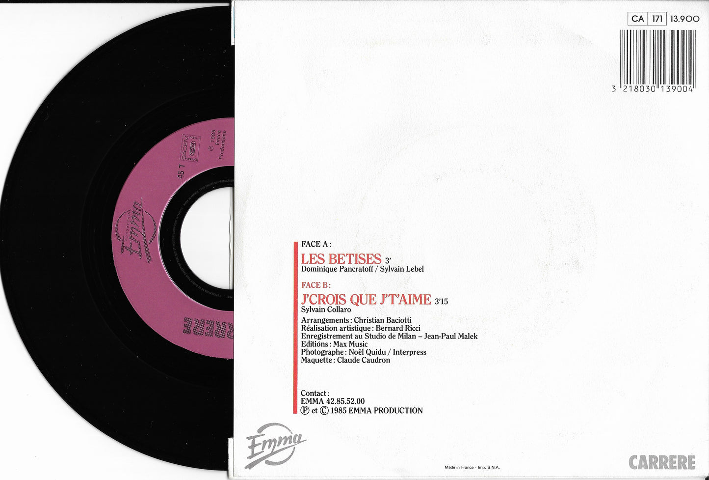 SABINE PATUREL - Les Bêtises