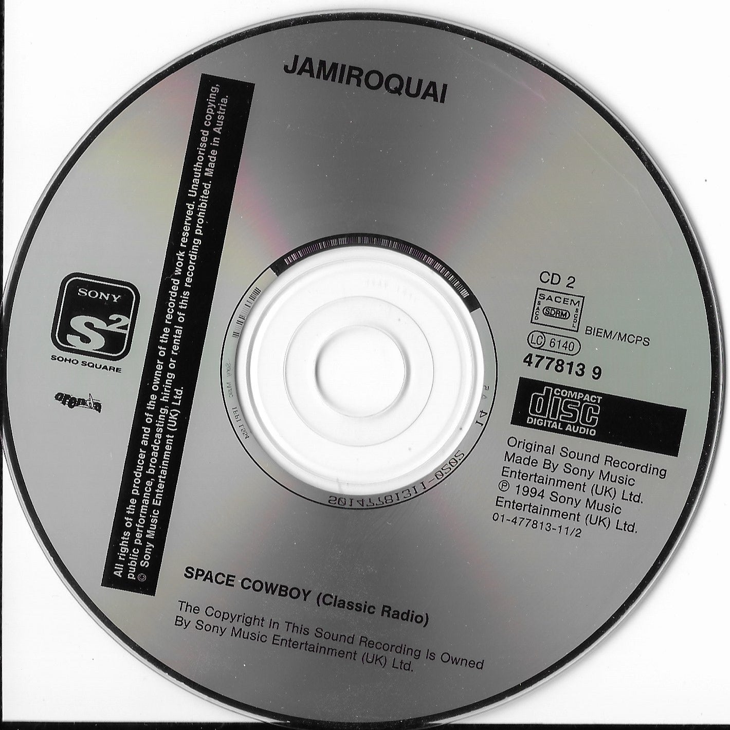 JAMIROQUAI - The Return Of The Space Cowboy (CD Bonus)