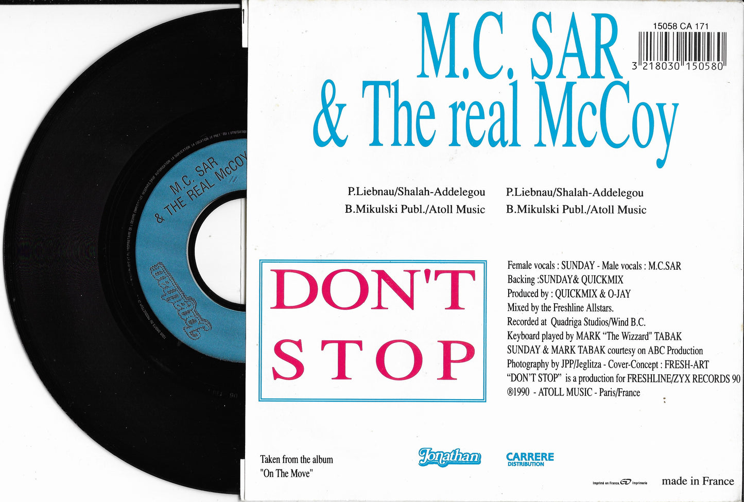 M.C. SAR & THE REAL McCOY - Don't Stop