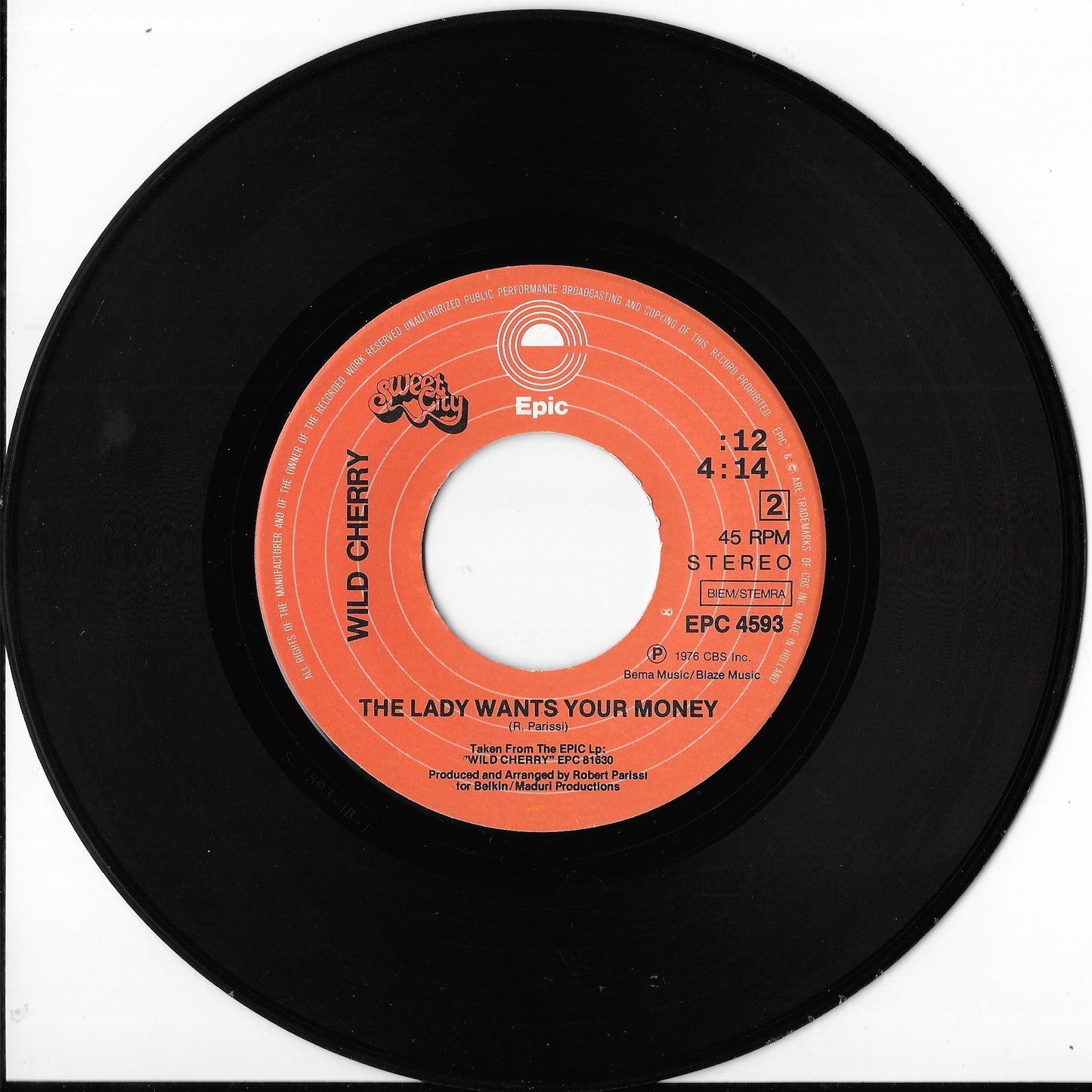 WILD CHERRY - Play That Funky Music