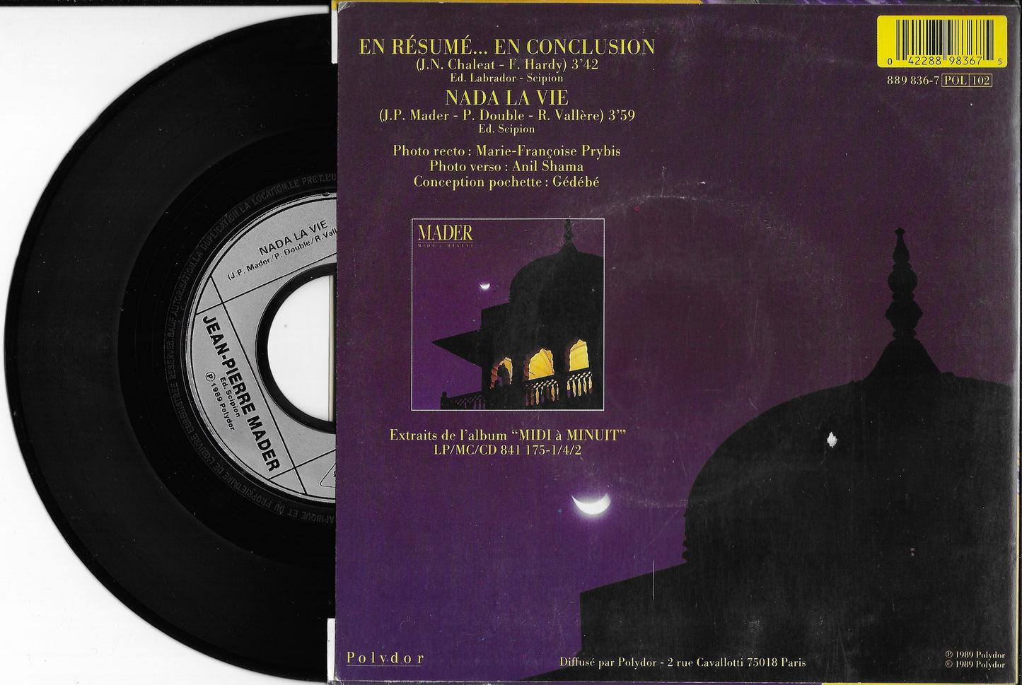 JEAN PIERRE MADER - En Résumé... En Conclusion