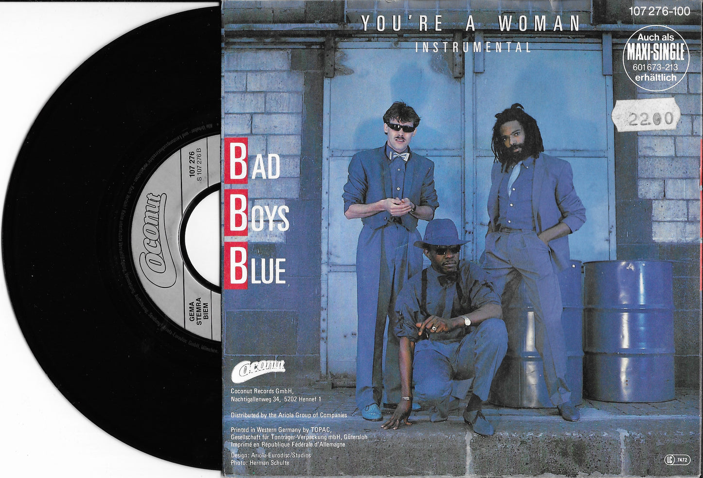 BAD BOYS BLUE - You're A Woman