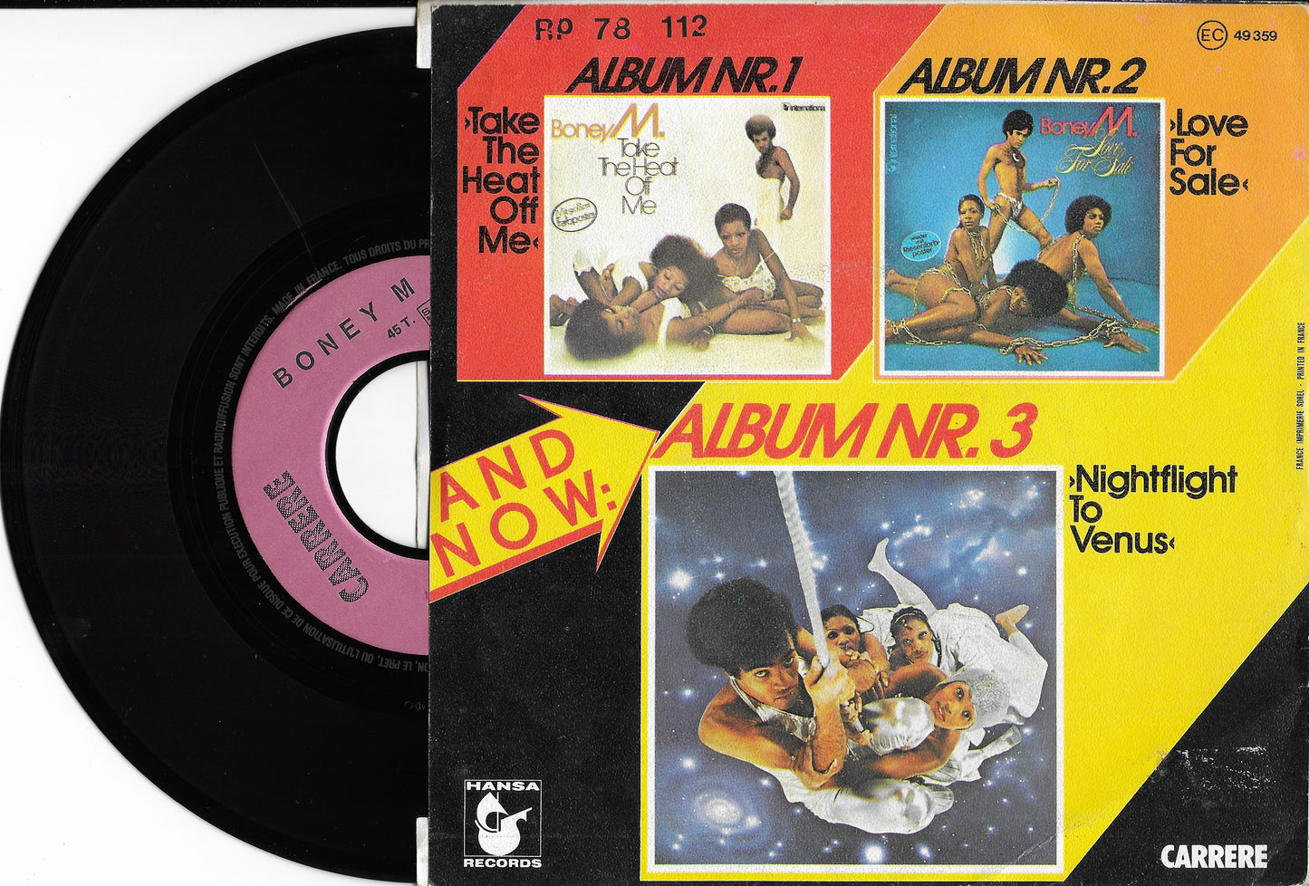 BONEY M - Rivers Of Babylon / Brown Girl In The Ring