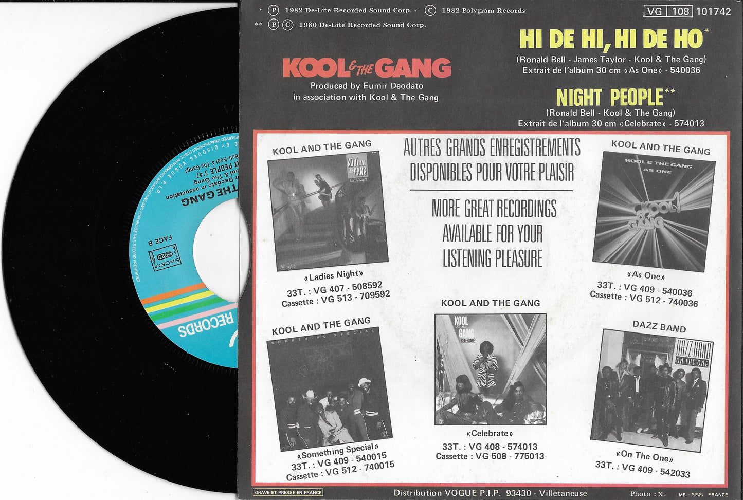 KOOL & THE GANG - Hi De Hi, Hi De Ho