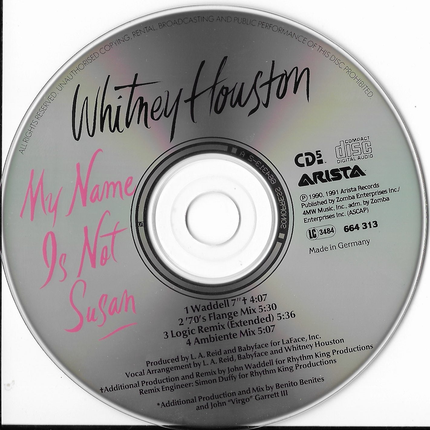 WHITNEY HOUSTON - My Name Is Not Susan