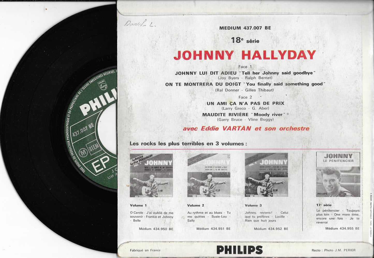 JOHNNY HALLYDAY - Johnny Lui Dit Adieu