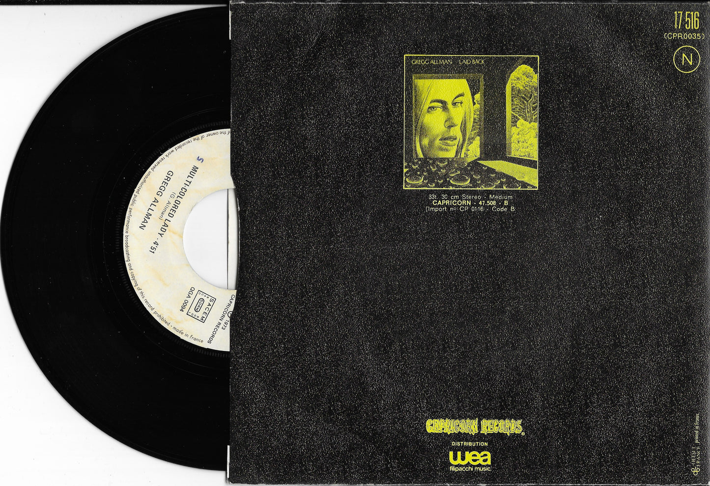 GREGG ALLMAN - Midnight Rider