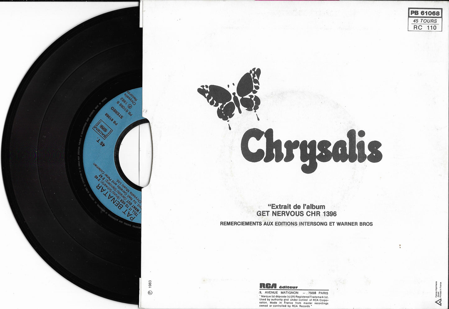 PAT BENATAR - Anxiety (Get Nervous)