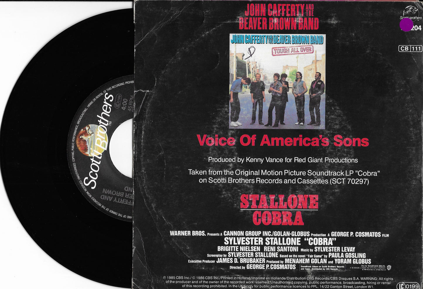 JOHN CAFFERTY AND THE BEAVER BROWN BAND - Voice Of America's Sons