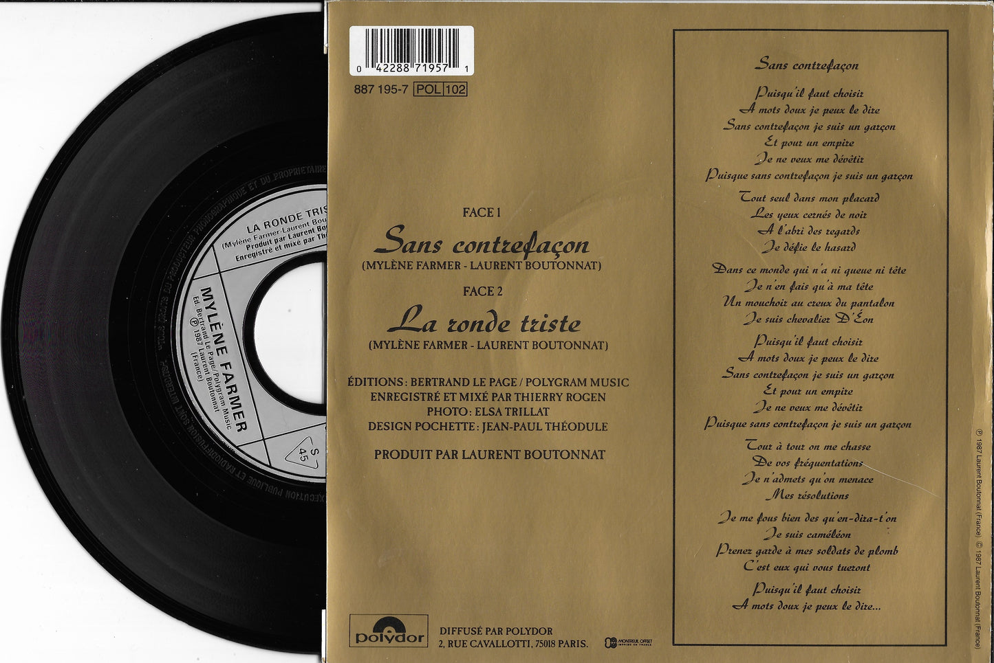 MYLENE FARMER - Sans Contrefaçon