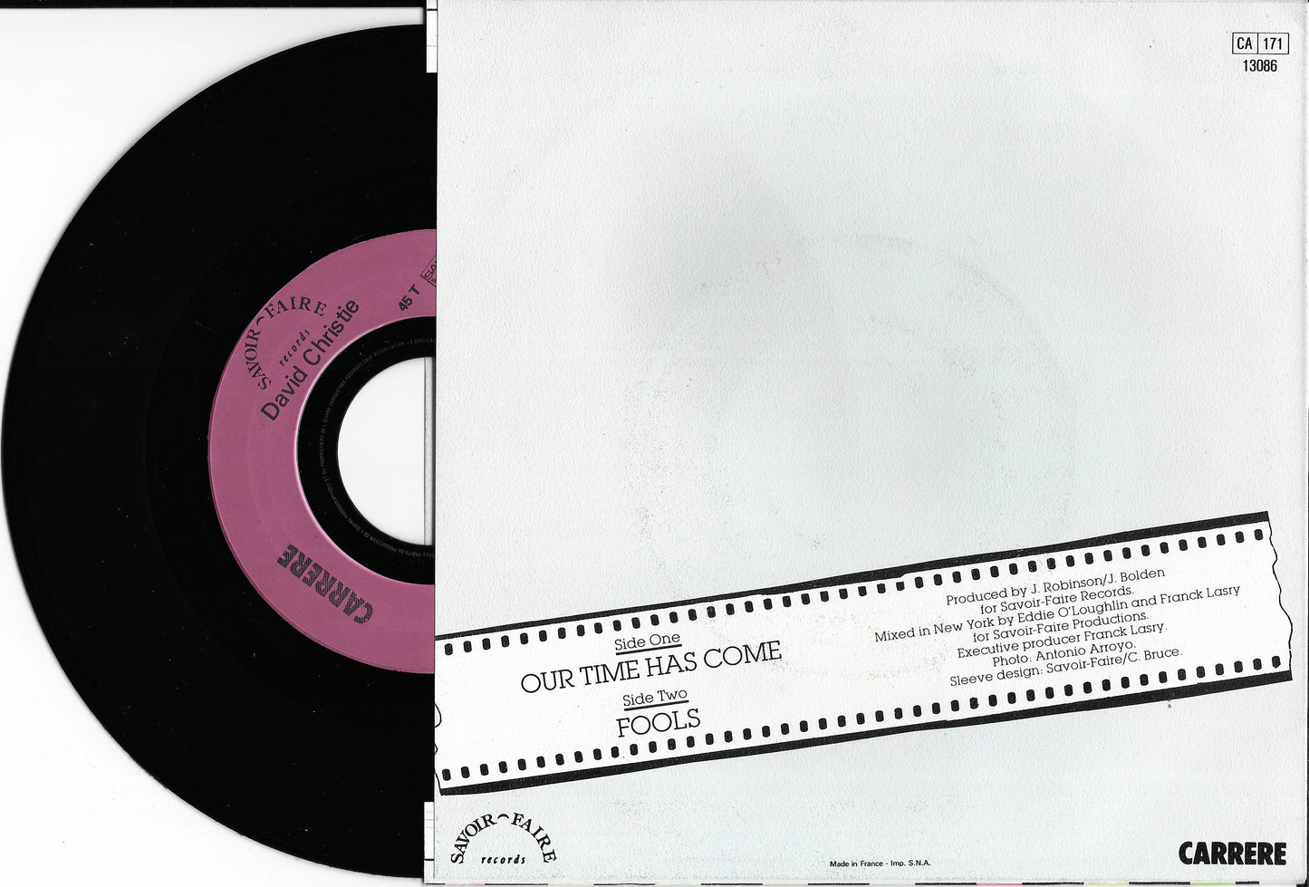 DAVID CHRISTIE - Our Time Has Come