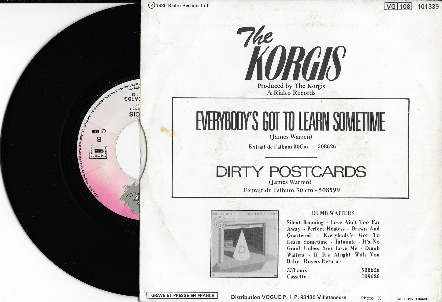 THE KORGIS - Everybody's Got To Learn Sometime