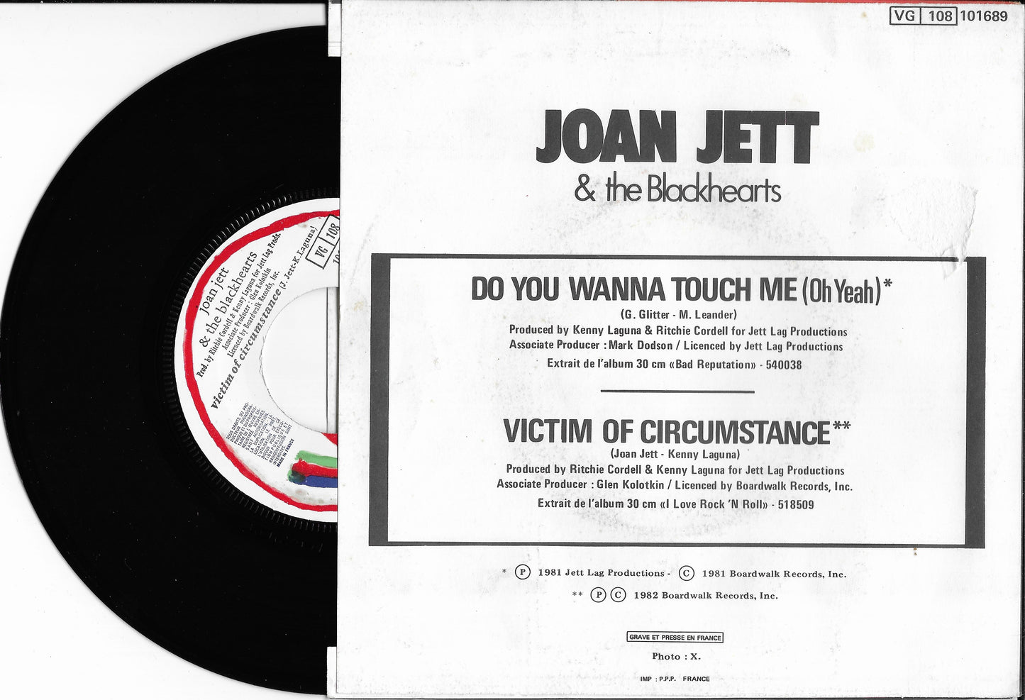JOAN JETT & THE BLACKHEARTS - Do You Wanna Touch Me (Oh Yeah)