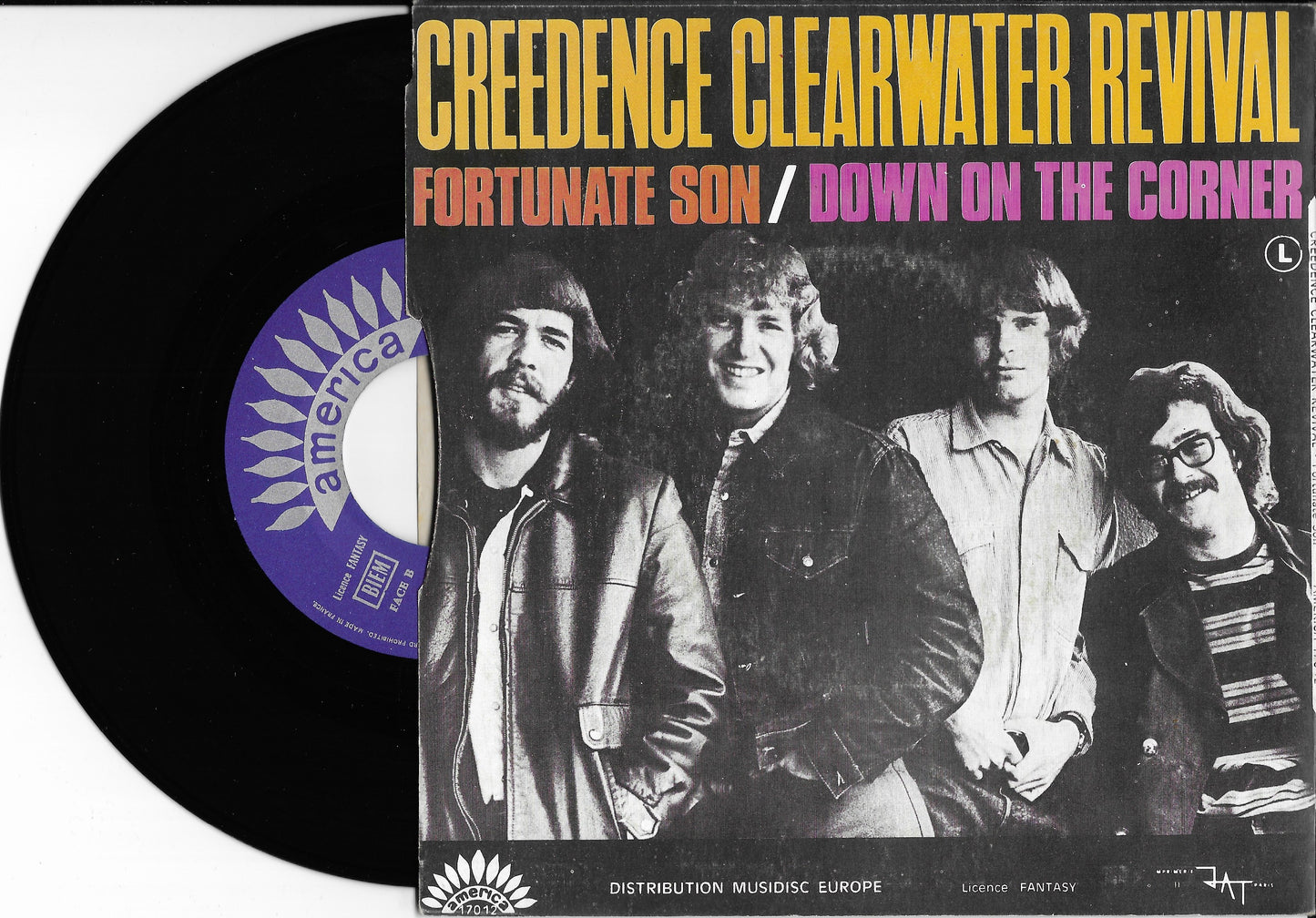 CREEDENCE CLEARWATER REVIVAL - Fortunate Son / Down On The Corner