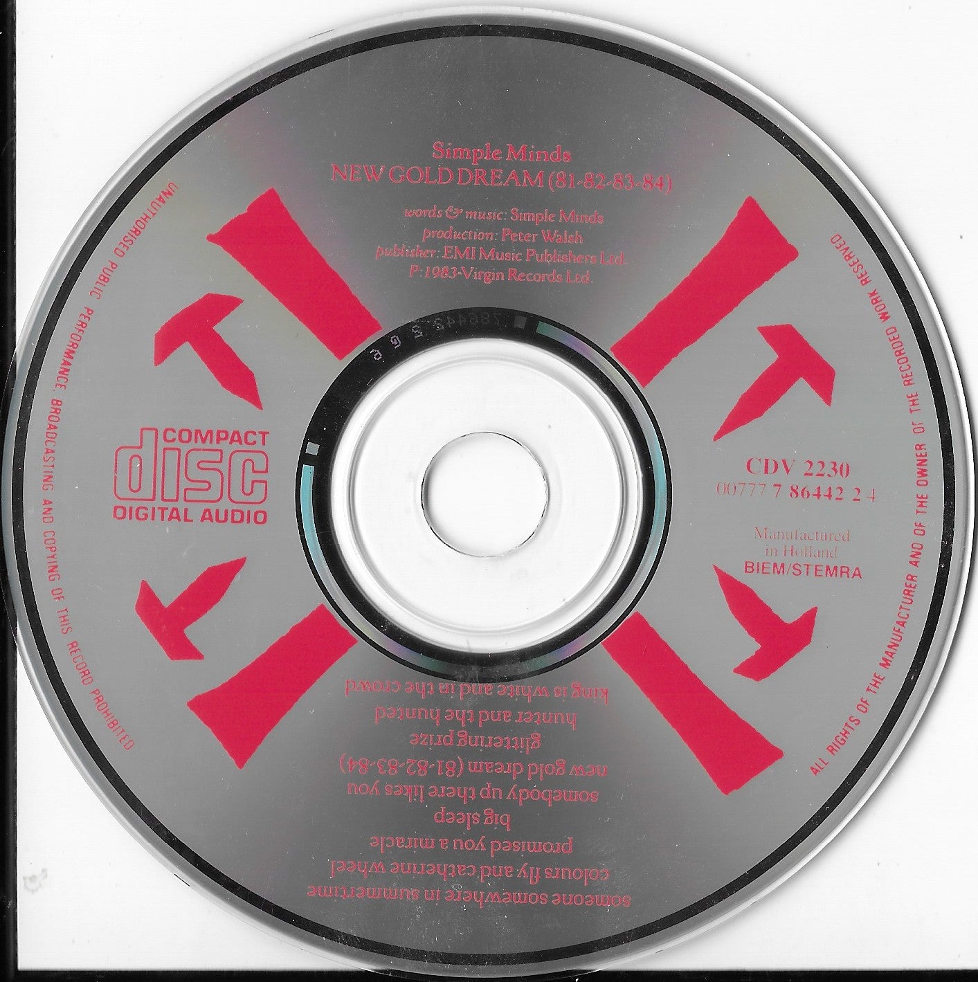 SIMPLE MINDS - New Gold Dream (81-82-83-84)