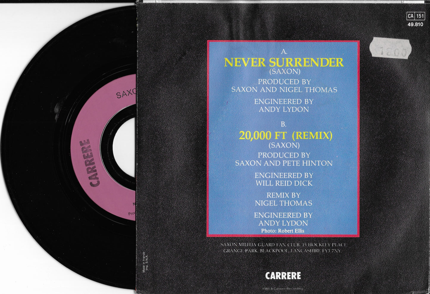 SAXON - Never Surrender