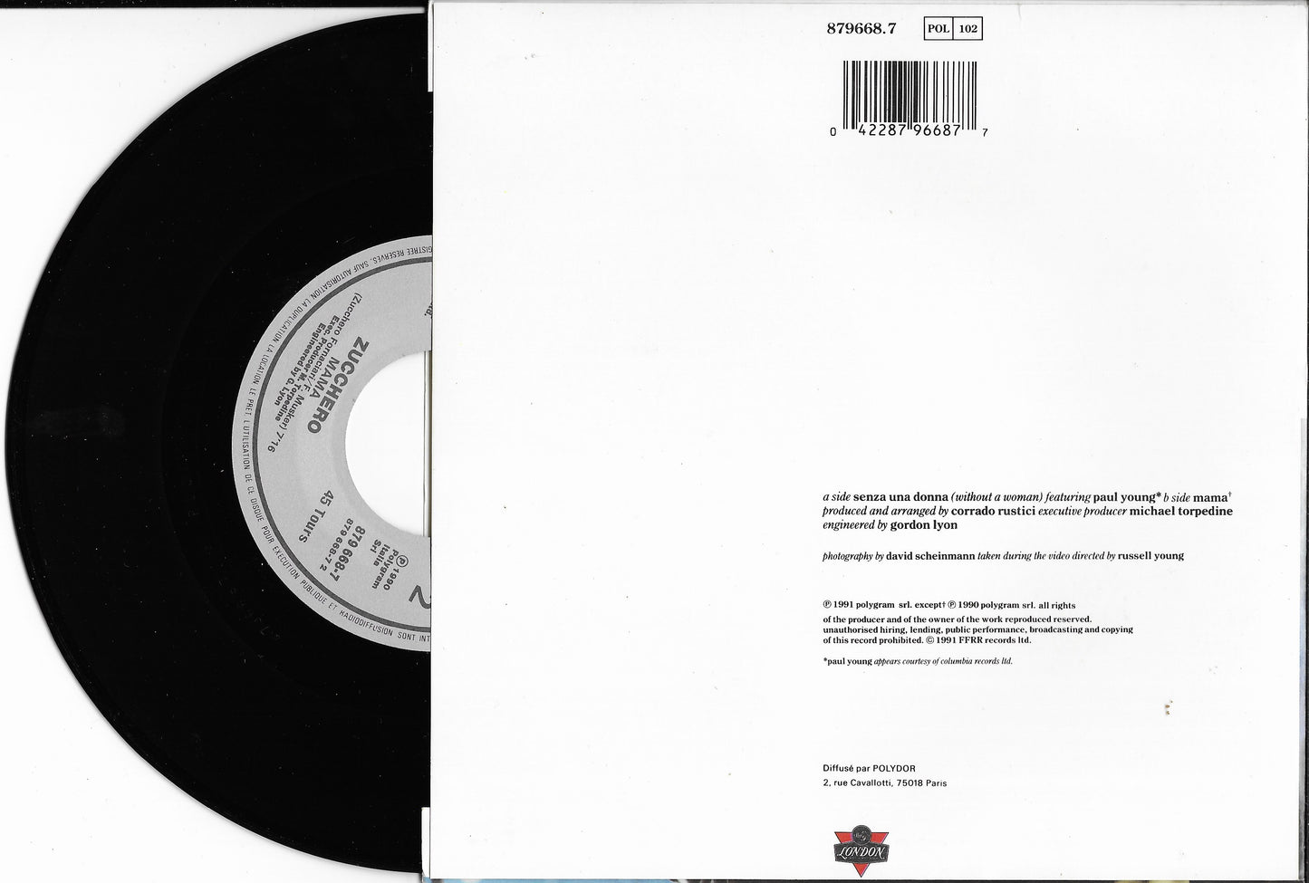 ZUCCHERO, PAUL YOUNG - Senza Una Donna (Without A Woman)
