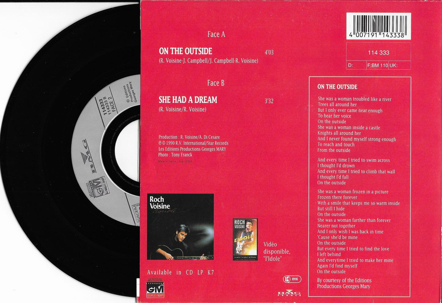 ROCH VOISINE - On The Outside