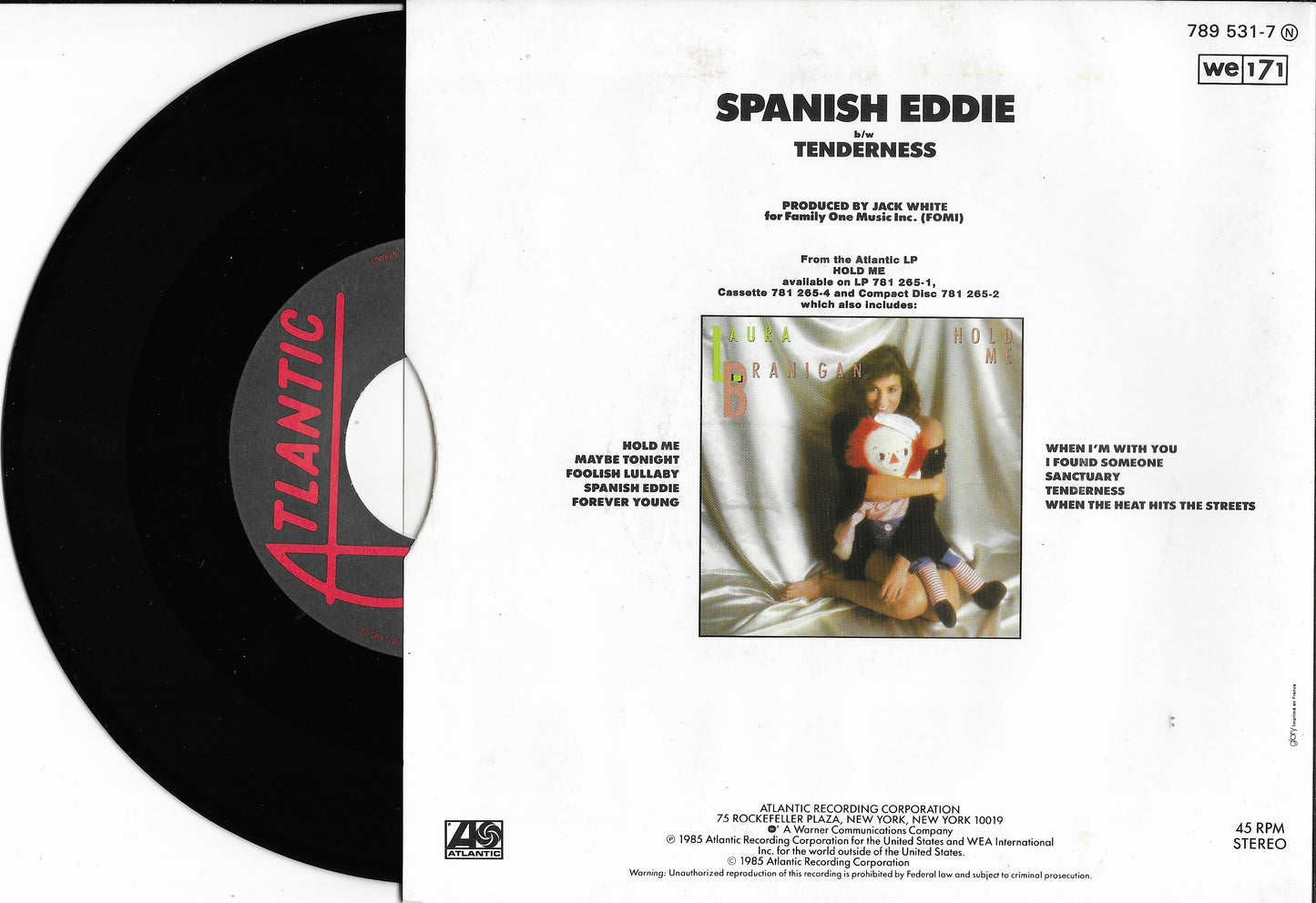 LAURA BRANIGAN - Spanish Eddie