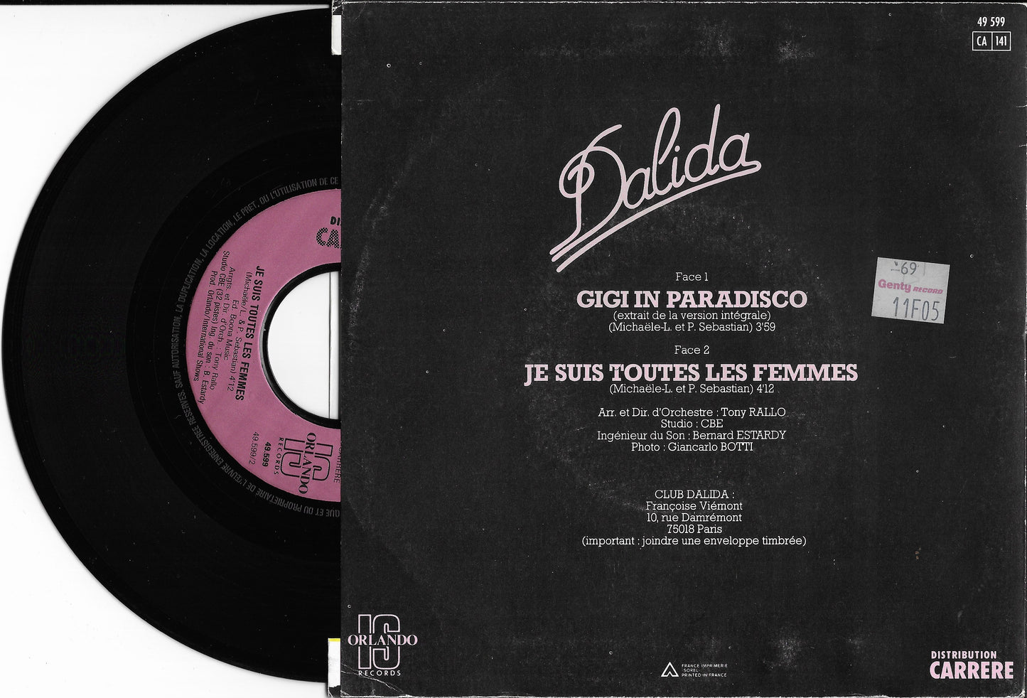 DALIDA - Gigi In Paradisco