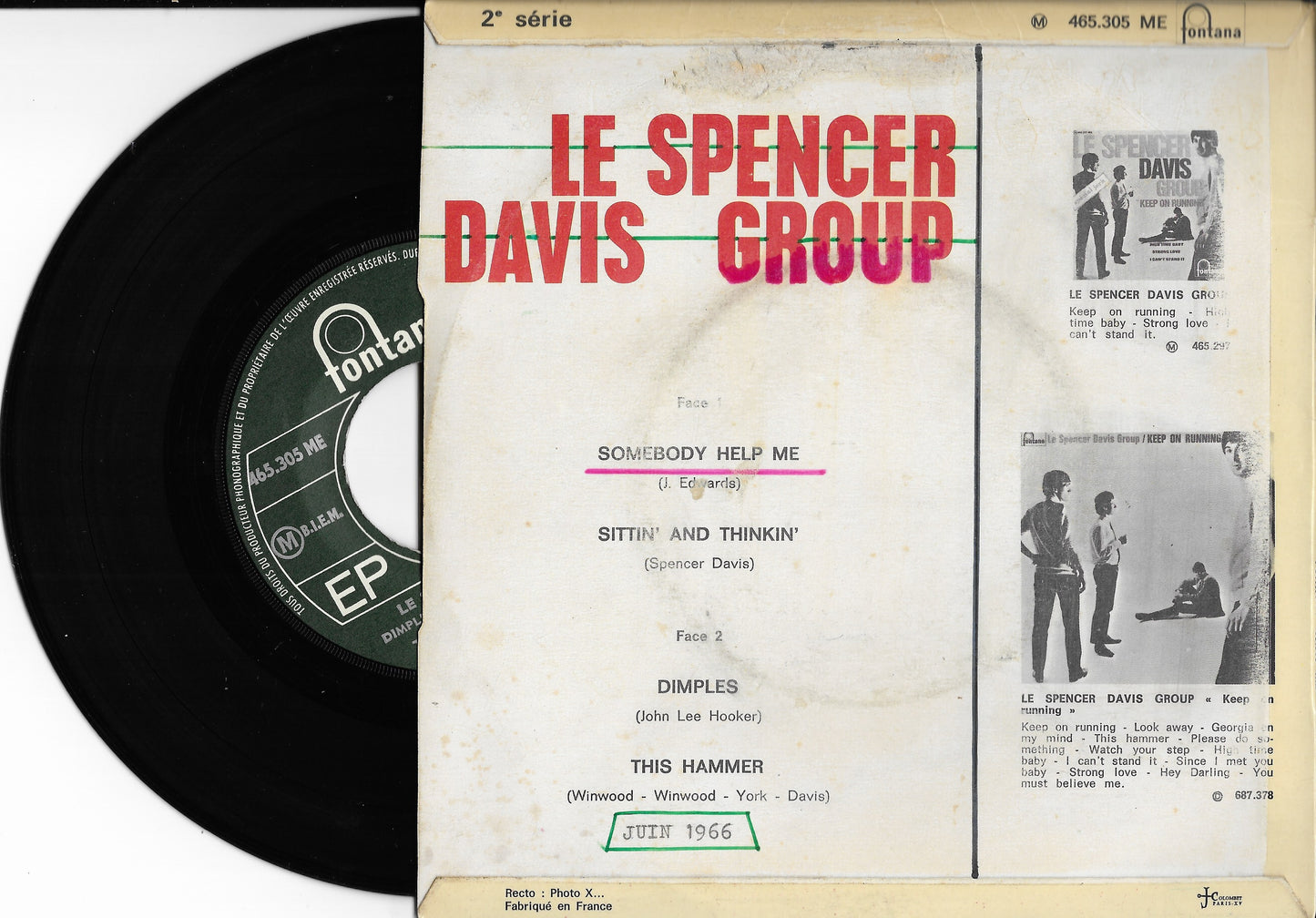 LE SPENCER DAVIS GROUP - Somebody Help Me