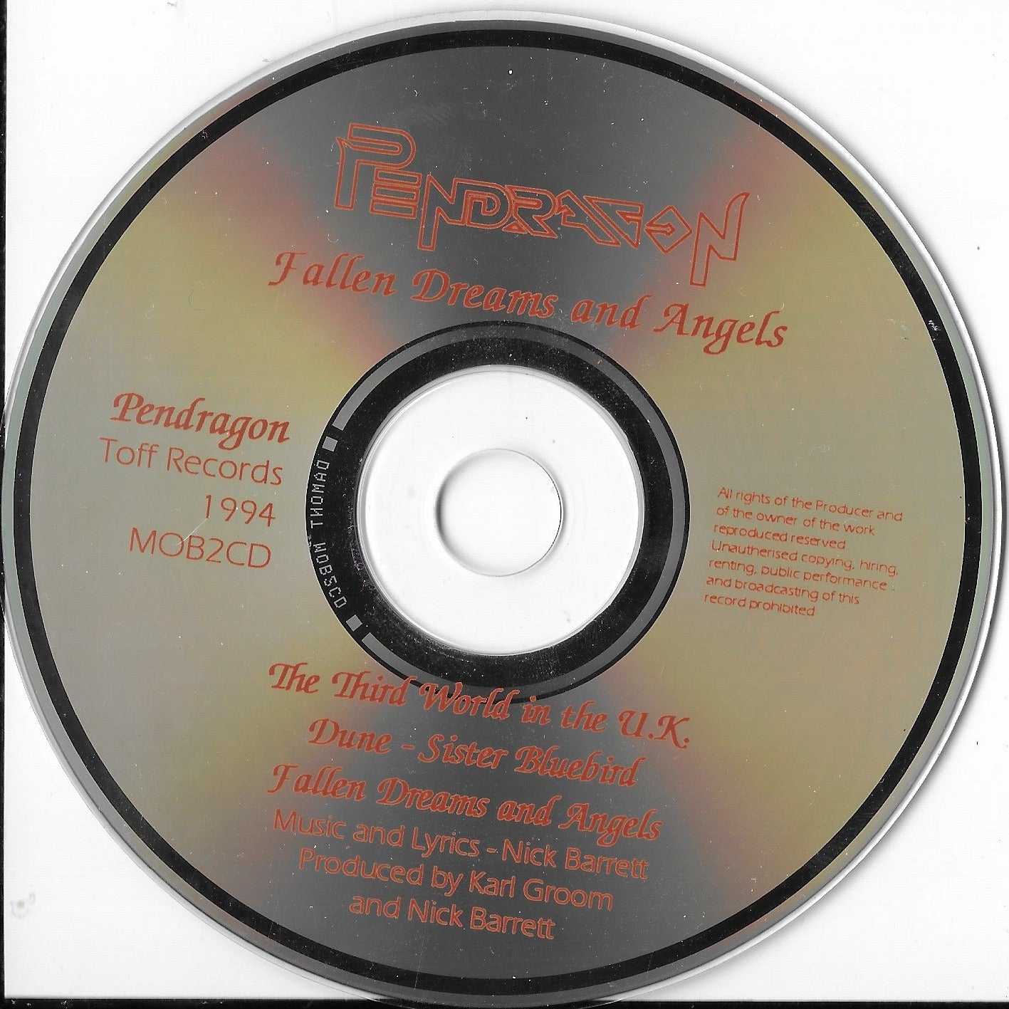 PENDRAGON - Fallen Dreams And Angels