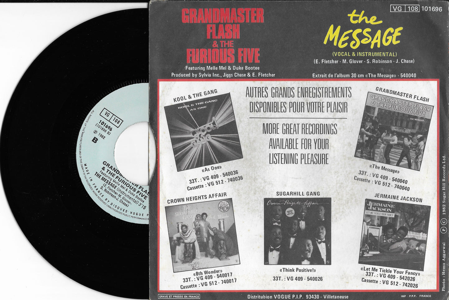 GRANDMASTER FLASH & THE FURIOUS FIVE - The Message