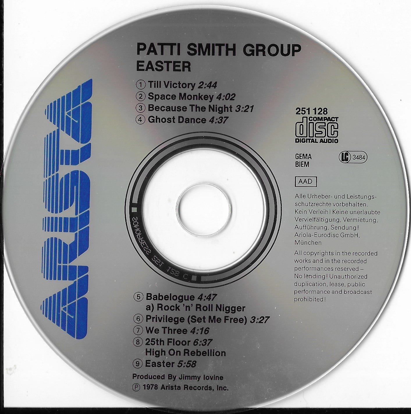 PATTI SMITH GROUP - Easter