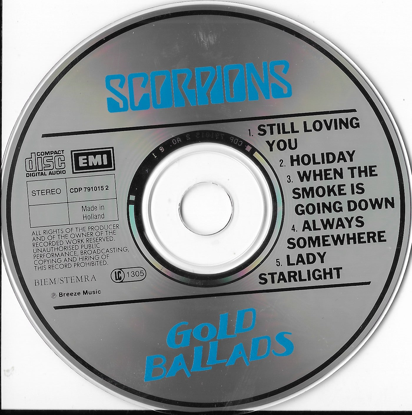 SCORPIONS - Gold Ballads