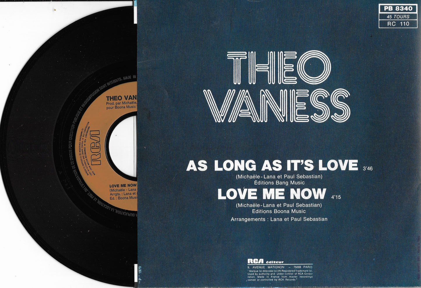 THEO VANESS - As Long As It's Love