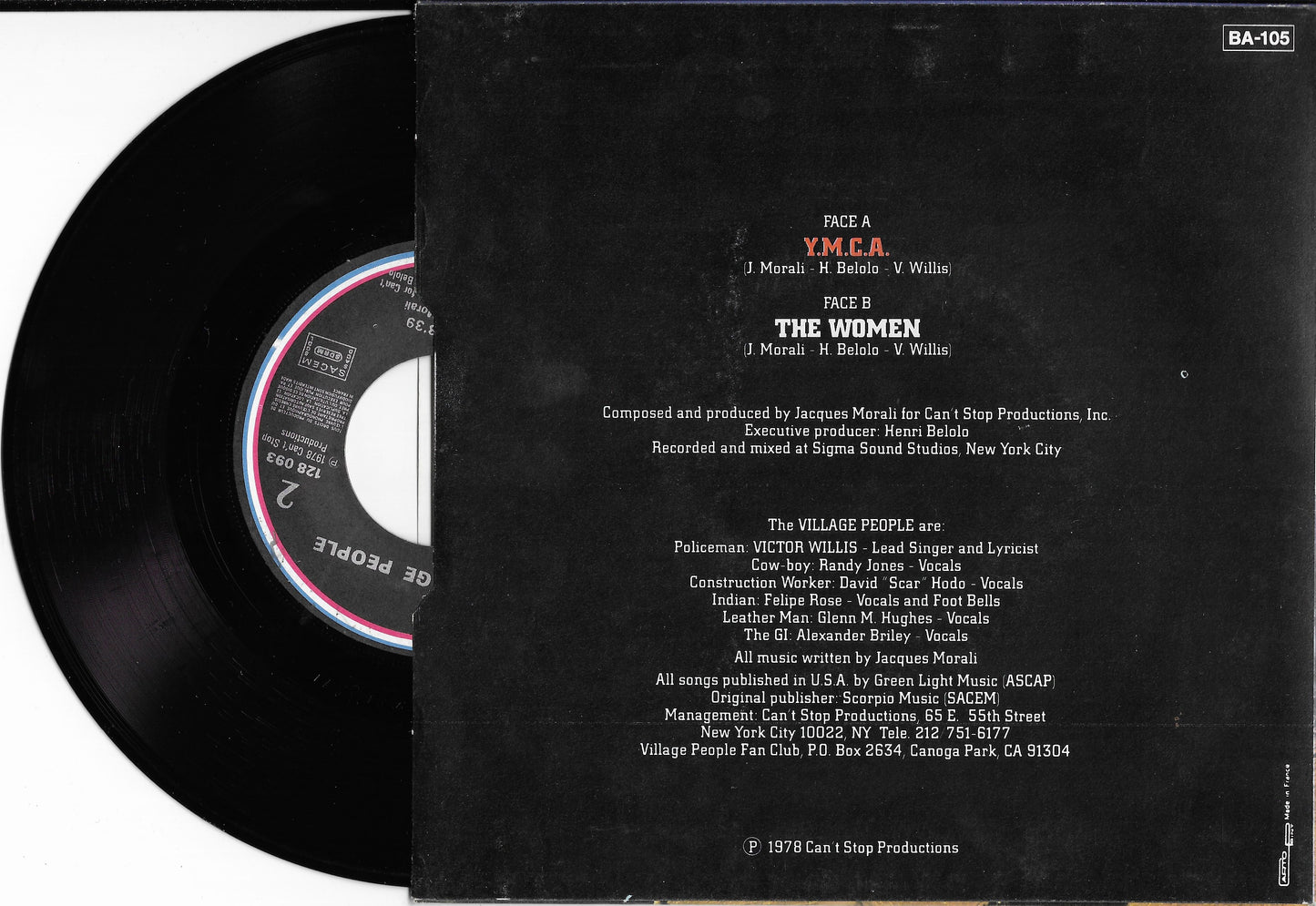 VILLAGE PEOPLE - Y.M.C.A.