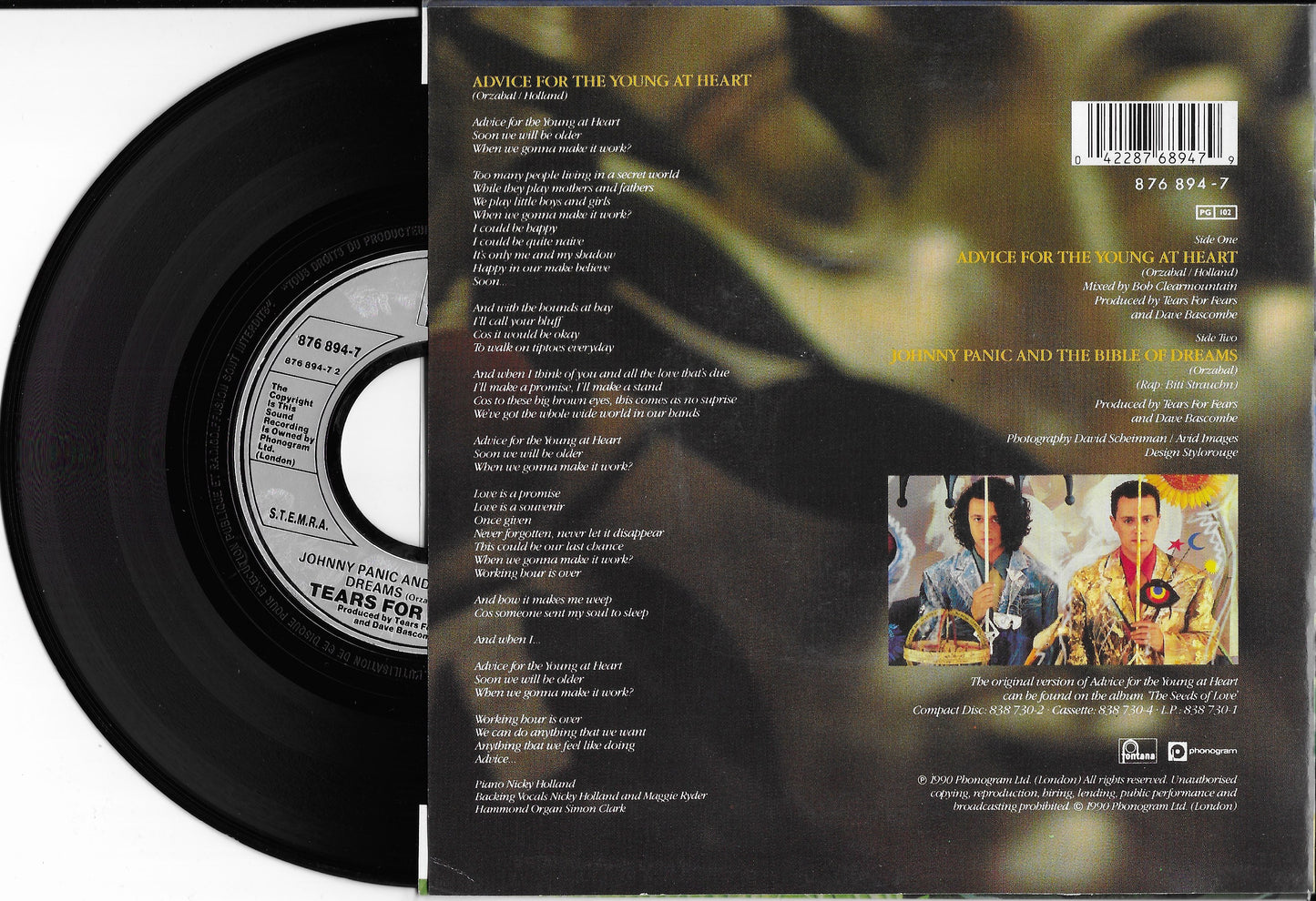 TEARS FOR FEARS - Advice For the Young at Heart