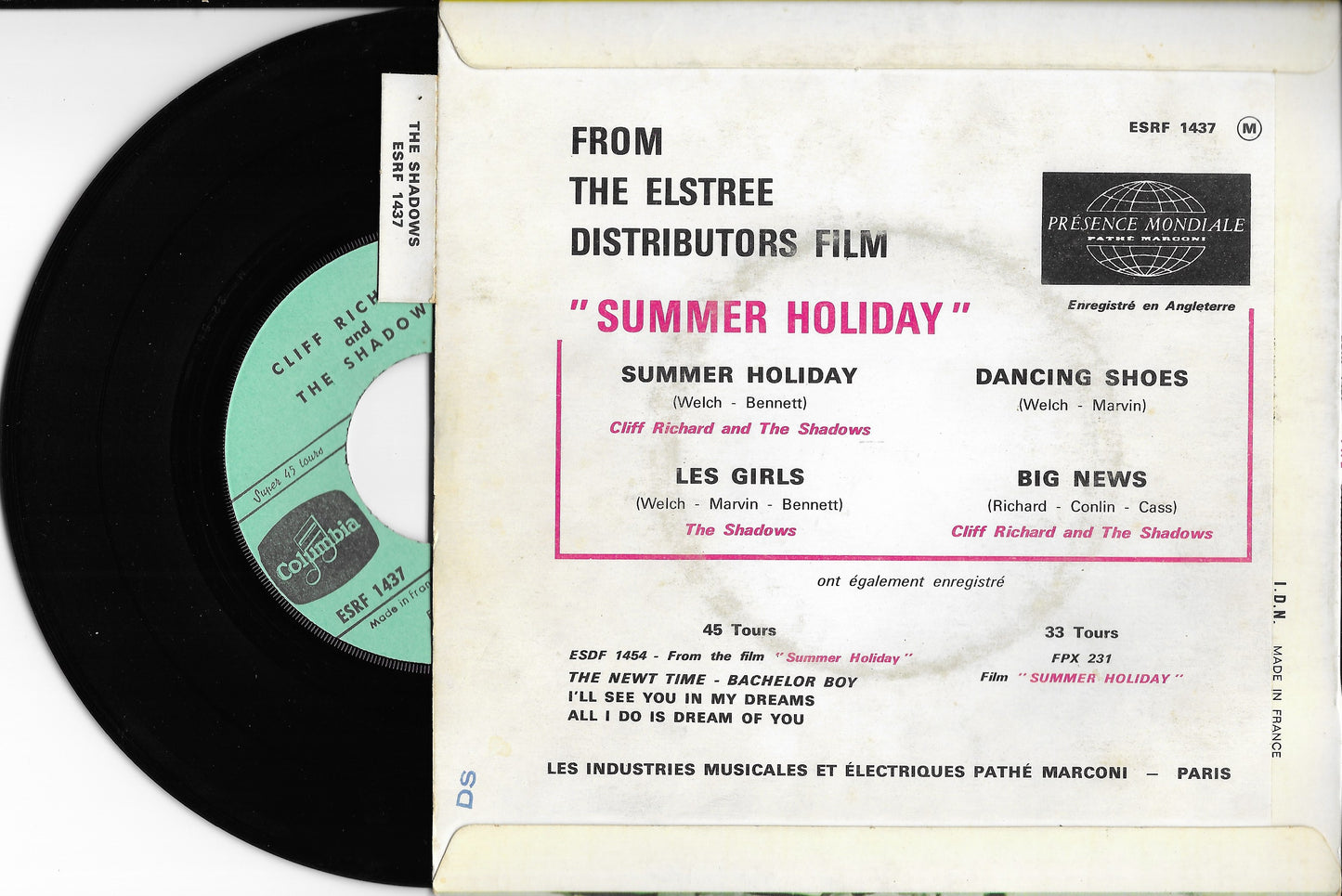 CLIFF RICHARD AND THE SHADOWS - Summer Holiday