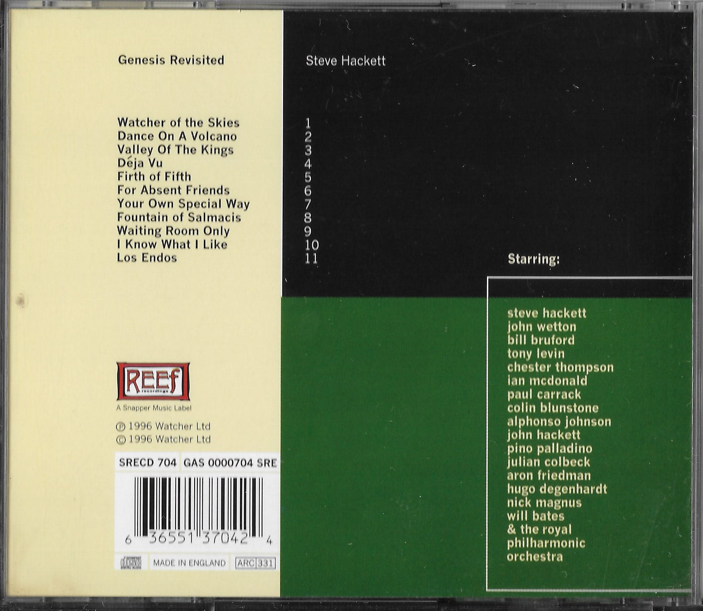STEVE HACKETT - Genesis Revisited